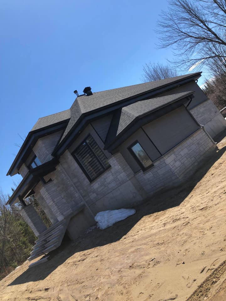 Gouttières de maison